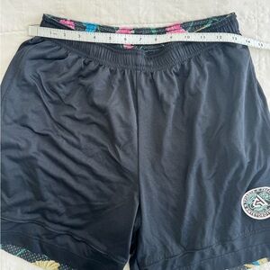 Nike Black Floral Athletic Shorts, Men’s Small